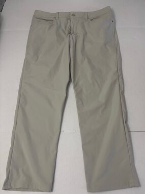 Lululemon Pants Mens 36 Khaki Chino ABC Pant ( No Label) inseam 29”